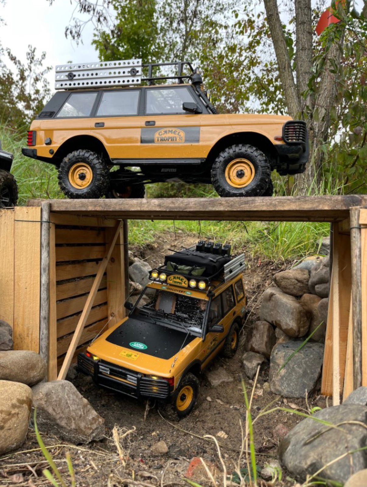 RC045 crawler op het parcours